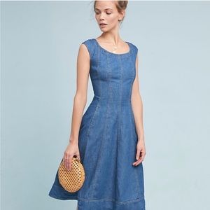 Anthropologie Pilcro Blue Jean Pilcro Sun Dress